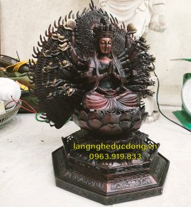 tượng phật, tượng phật bằng đồng, tượng thiên thủ thiên nhãn, phật thiên thủ thiên nhãn