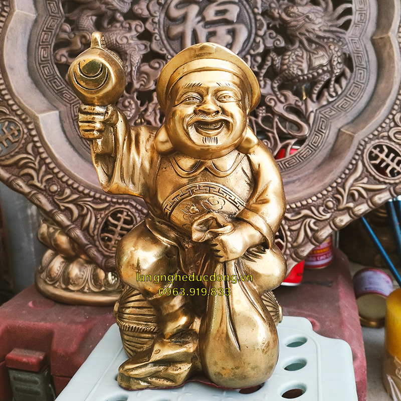 tượng thần tài, thần tài thổ địa, tượng đồng, tượng đồng thần tài