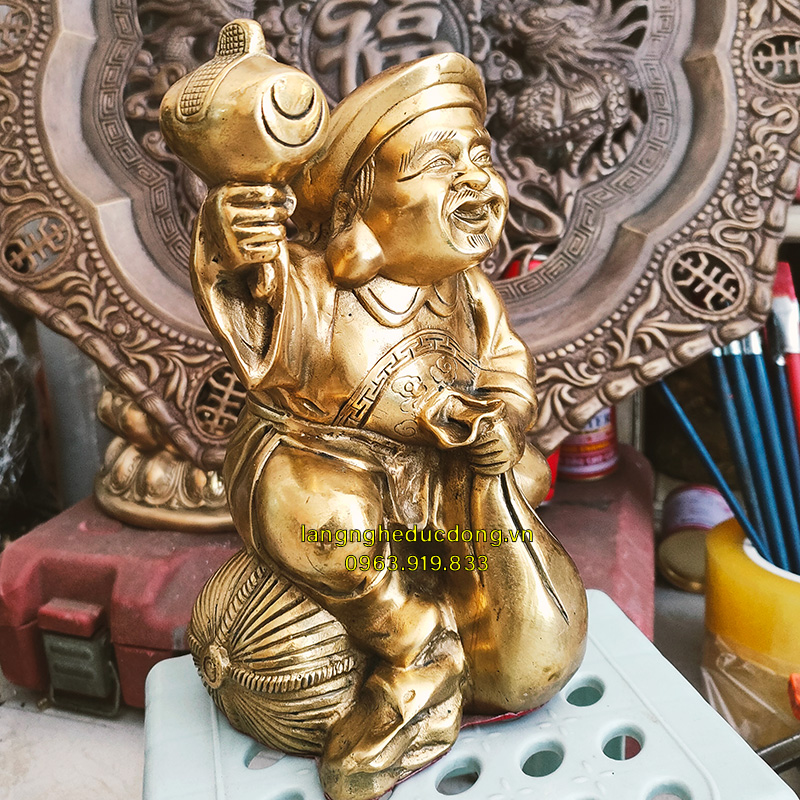 tượng thần tài, thần tài thổ địa, tượng đồng, tượng đồng thần tài