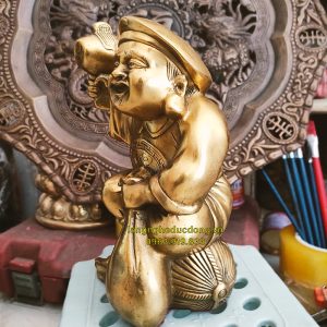 tượng thần tài, thần tài thổ địa, tượng đồng, tượng đồng thần tài