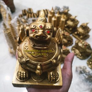 tỳ hưu bằng đồng, vật phẩm phong thuỷ bằng đồng, tỳ hưu, kỳ hưu, đồ đồng phong thuỷ